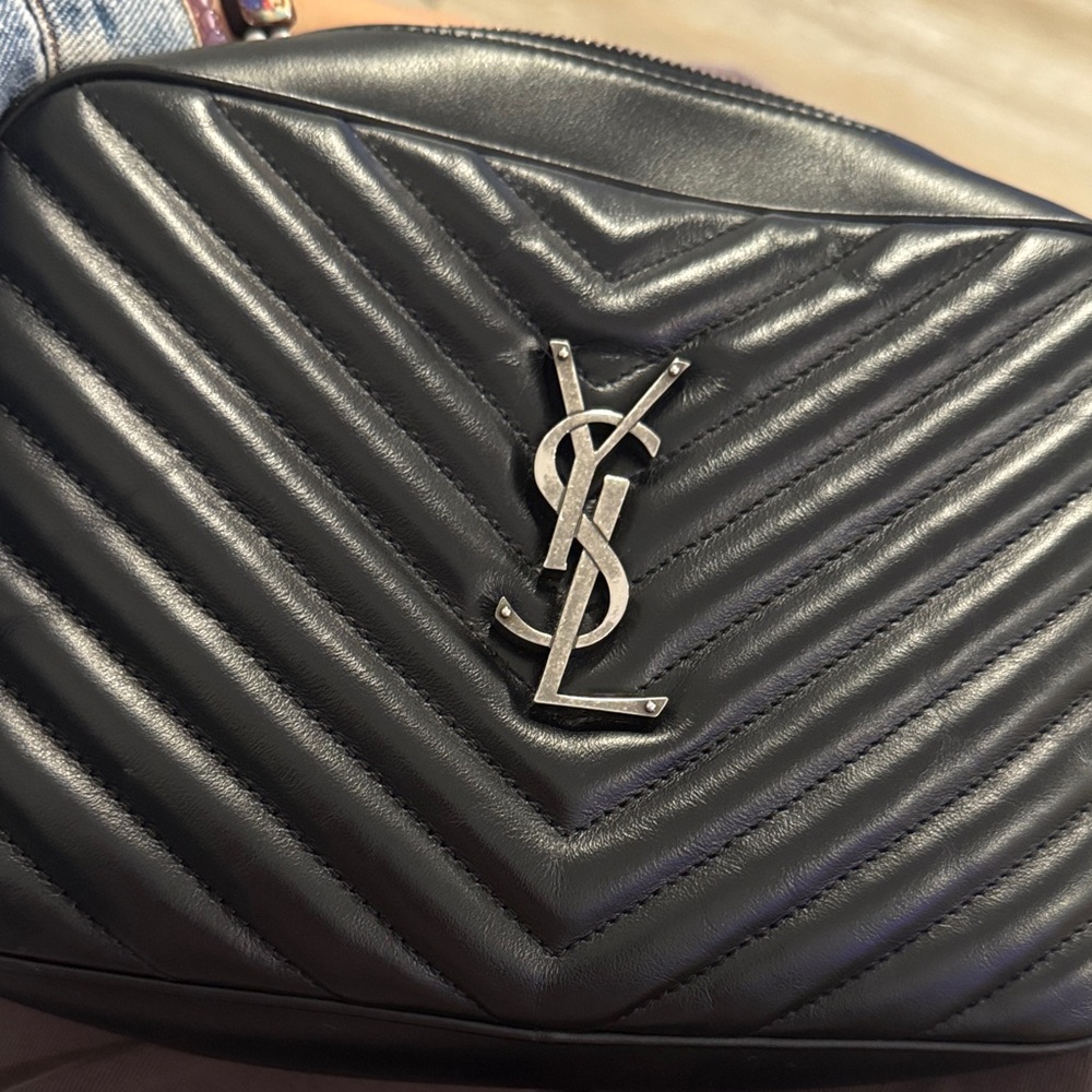 Yves Saint Laurent Black Quilted Bag
